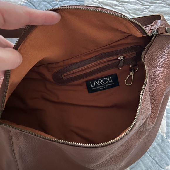Laroll Oversized Leather Sling Bag - Picture 3 of 6